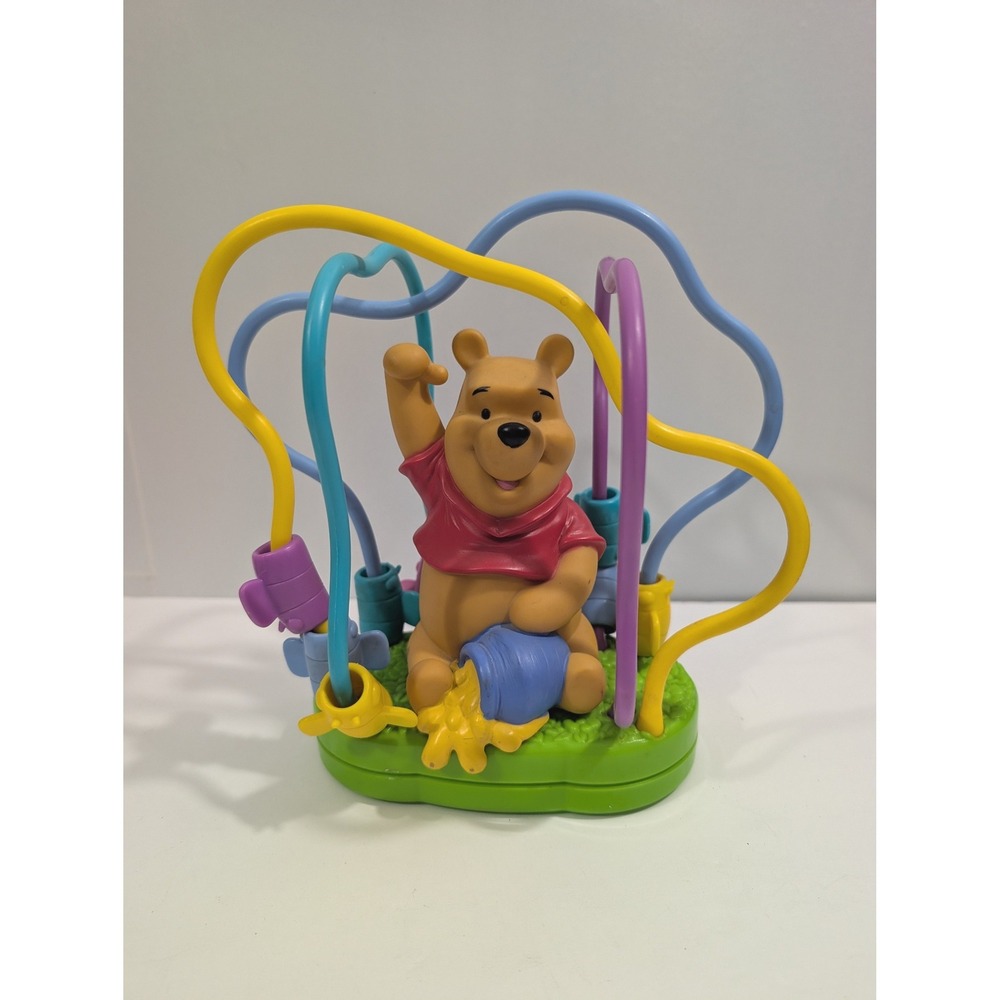 Vintage 1999 Disney Winnie the Pooh Bead Maze Developmental Toy Honey Pot